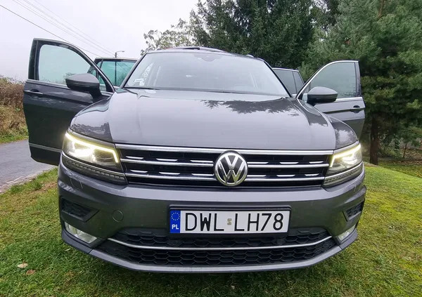 volkswagen tiguan miłakowo Volkswagen Tiguan cena 94200 przebieg: 154000, rok produkcji 2017 z Miłakowo